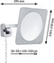 Paulmann Bela - LED-cosmeticaspiegel - Verlichtingsmiddel IP44 3000K 260lm 5,7W Chroom Wit Spiegel