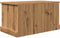 vidaXL - Opbergbox - 70x40x38 - cm - bewerkt - hout - artisanaal - eikenkleurig