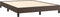 vidaXL - Bedframe - kunstleer - bruin - 140x200 - cm