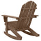 Tuinschommelstoel hout bruin