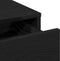 vidaXL - Kaptafel - met - Lades - - - Zwart - Eiken - - - 50x41x140 - cm