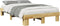 vidaXL - Bedframe - zonder - matras - 120x200 - cm - massief - hout - eiken