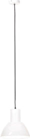 vidaXL Hanglamp - Rond 25 W E27 - Hoogte 132 cm - Wit