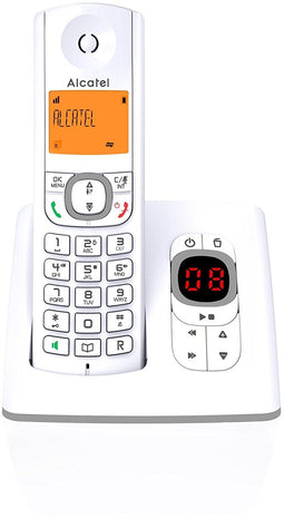 Alcatel F530 - DECT-telefoon - Handsfree Nummerherkenning - Grijs/Wit