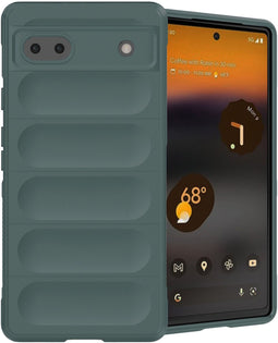 imoshion Hoesje - Geschikt voor Google Pixel 6a - EasyGrip Backcover - Donkergroen