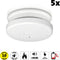 Alecto SA20 - Rookmelder - 10 jaar sensor - EN14604 - (5 stuks)