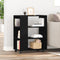 vidaXL - Rollend - Kastje - Zwart - Eiken - 60x35x75 - cm - Gelaagd - Hout