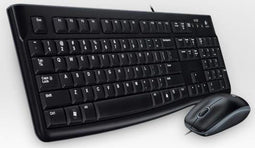 Logitech MK120 - Toetsenbord met Muis - Bedraad - QWERTY UK - Zwart