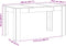 vidaXL - Eettafel - 140x74,5x76 - cm - bewerkt - hout - oud - houtkleurig