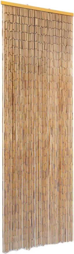 vidaXL - Vliegengordijn - 56x185 - cm - bamboe