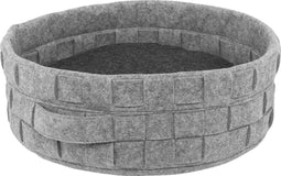 Beliani ELEMIN - Dierenbed - Grijs - Vilt