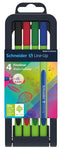 Schneider fineliner - Line-Up - lijnbreedte 0,4mm - 4 stuks - S-191094