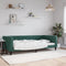 vidaXL - Slaapbank - 100x200 - cm - fluweel - donkergroen