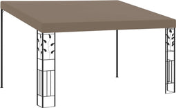 vidaXL - Wandprieel - 4x3x2,5 - m - taupe