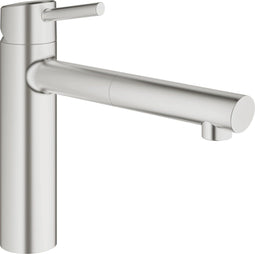 GROHE Concetto - Keukenmengkraan - Uittrekbare handdouche - SuperSteel