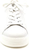 Gabor 395 - Lage Sneakers - Leer met goudkleurige accenten - Wit