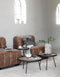 DTP Home Coffee table Saturnus large NATURAL,30xØ60 cm, recycled teakwood