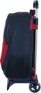 Schoolrugzak met Wielen F.C. Barcelona Corporativa Blauw Kastanjebruin (32 x 44 x 16 cm)