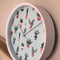 nXt - Stille Wandklok - 30 cm - Plastic - Groen - 'Cactus'