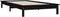 vidaXL - Bedframe - massief - grenenhout - zwart - 90x190 - cm