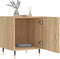 vidaXL - Nachtkastje - 40x40x50 - cm - bewerkt - hout - sonoma - eikenkleurig