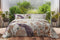 LINNICK Dekbedovertrek Katoen Flower Bird - multi - 200x200/220cm - tweepersoons