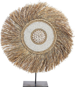 Beliani ACEH - Decofiguur - Natuurlijk - Rietje