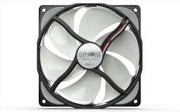 Noiseblocker eLoop B12-1 - Ventilator 120mm - Geluidssterkte max. 7,83dB(A) - Wit