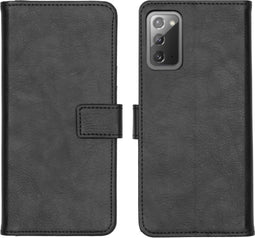 iMoshion Hoesje Geschikt voor Samsung Galaxy Note 20 Hoesje Met Pasjeshouder - iMoshion Luxe Bookcase - Zwart