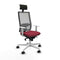 Bureaustoel met hoofdsteun Piqueras y Crespo 4B026N1 Kastanjebruin