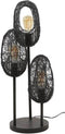 Tafellamp 3x open oog wire - Artic zwart