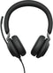 Jabra Evolve2 40 - On-Ear Koptelefoon - Draad - Microfoon - Zwart
