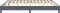 vidaXL - Bedframe - zonder - matras - 200x220 - cm - fluweel - donkergrijs