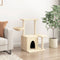 vidaXL - Kattenmeubel - met - sisal - krabpalen - 83 - cm - donkergrijs