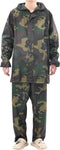 vidaXL - Regenpak - 2-delig - met - capuchon - (heren - / - camouflage - / - maat - XXL)