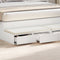 vidaXL - Witte - Lade - Onder - Bed - - - 135x36.5x16.5 - cm - van - Kunststof - Hout