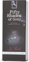 Fifty Shades of Grey The Pinch - Verstelbare Tepelklemmen - Zwart/ Zilver