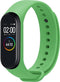 iMoshion Bandje Geschikt voor Xiaomi Mi Band 3 / 4 - iMoshion Siliconen band inkliksysteem ronde sluiting - Groen