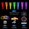 Partizzle - Glow in the Dark Sticks - 100 stuks - 8 tot 12 uur glow plezier - 7 Kleuren (100 stuks)