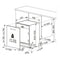 Beko BDIN 38561 C - Inbouw Vaatwasser - 15 couverts - Energieklasse A - Geluidsniveau 42 dB
