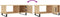 vidaXL - Salontafel - 90x50x40 - cm - bewerkt - hout - sonoma - eikenkleurig