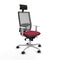 Bureaustoel met hoofdsteun Piqueras y Crespo 4B086N1 Kastanjebruin