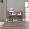 Rootz Schoenenrek - Schoenenorganizer - 4-laags - Grijze metalen buizen