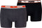 Puma Boxershorts Dual Logo 2-pack Black/Red-XL