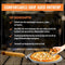 Inpro Pizzaschep RVS - Rond - Houten handvat - 30 cm diameter - Vaatwasbestendig