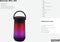 Denver BTL-311 - Mono draadloze luidspreker - Bluetooth 5 W 1200 mAh RGB - Zwart