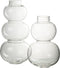 J-Line vaas Bol - glas - transparant - large - 36 cm hoog