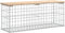 vidaXL - Tuinbank - schanskorfontwerp - 103x31,5x42 - cm - massief - grenenhout