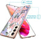 imoshion Hoesje Geschikt voor Samsung Galaxy S21 FE Hoesje Siliconen - imoshion Design hoesje - Roze / Transparant / Cherry Blossom