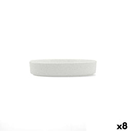 Bidasoa Elite - Aperitiefschaaltje - Keramisch 18 x 18 x 3,5 cm - Wit (8 Stuks)